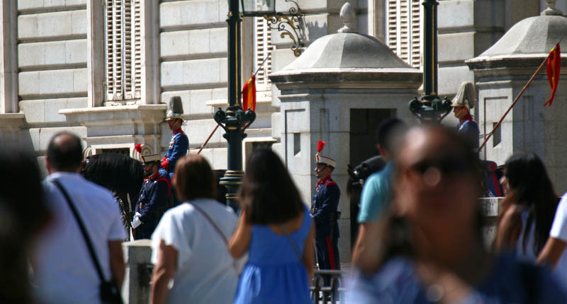 guardia real palacio real de Madrid