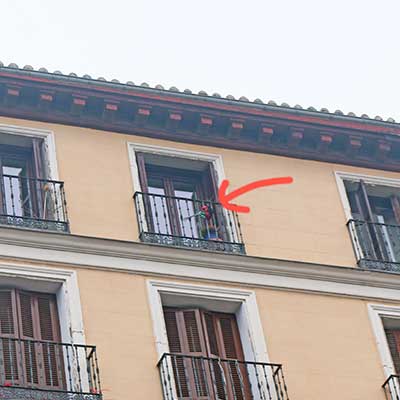 Balcon atentado Alfonso XIII